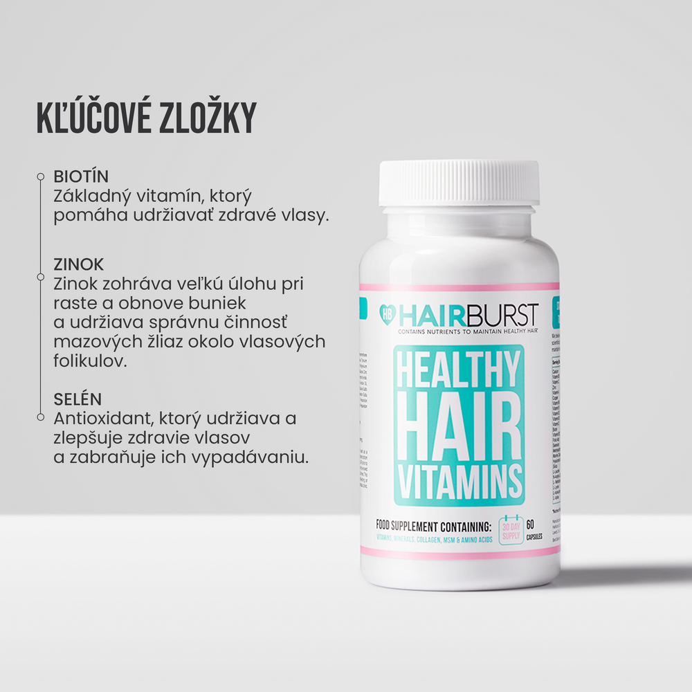 Vitamíny na zdravé vlasy 3 mesačné predplatné