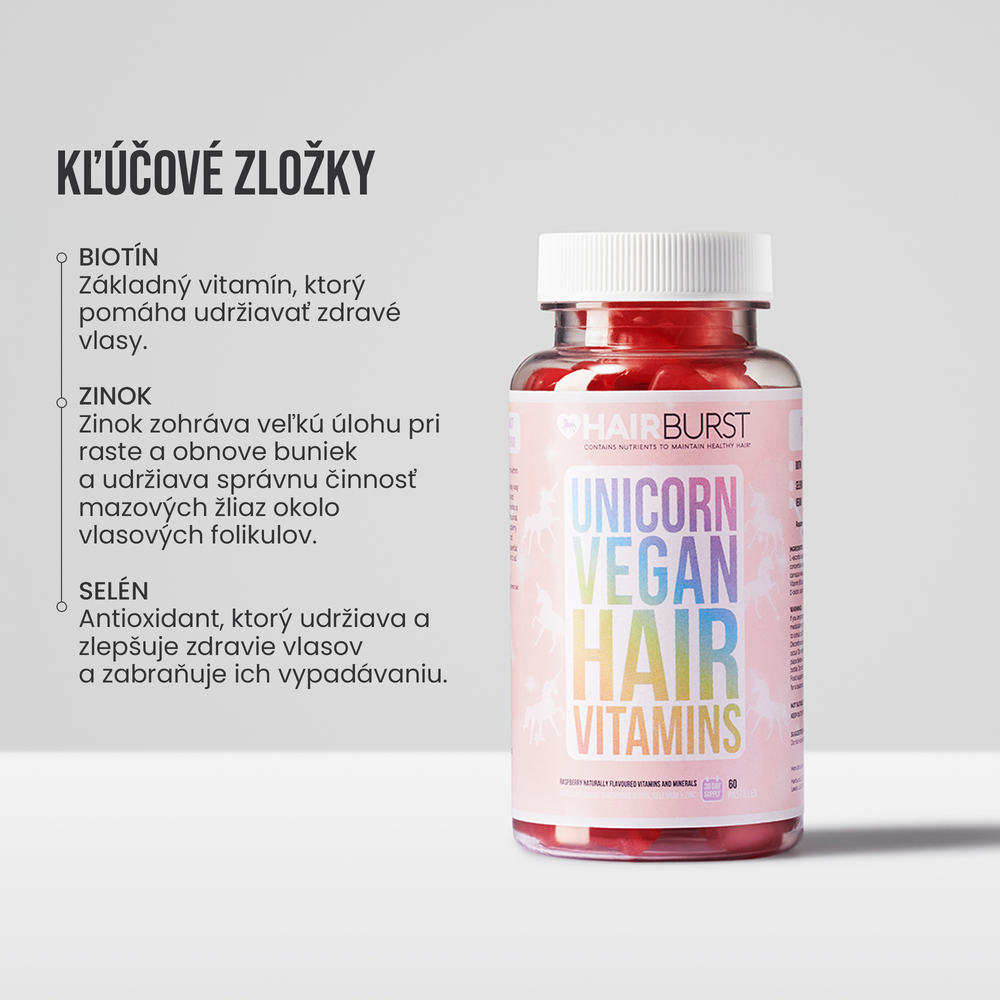 Vegánske vitamíny na rast vlasov 3 mesačné predplatné
